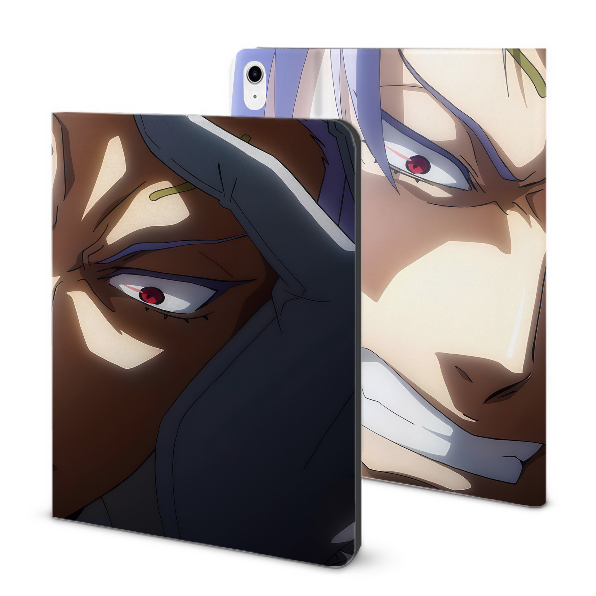 （画像用） 転スラ Regarding Reincarnated to Slime IPad ケース ブック型 PUレザー TPU 耐衝撃 軽量 薄型 ペン収納なし 全面保護 IPad 各モデル対応